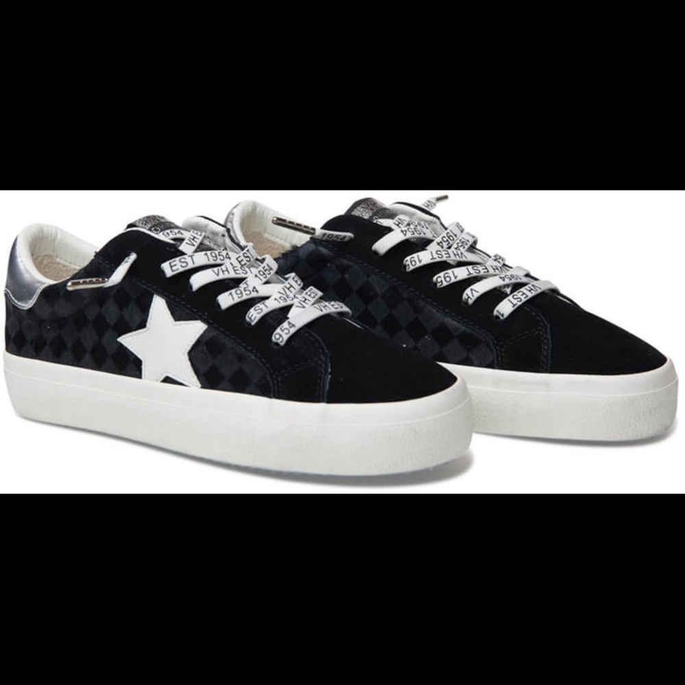 black checkered vintage havana sneakers